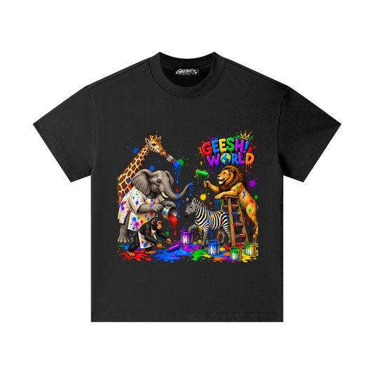Tee,shirt,kids,zoo