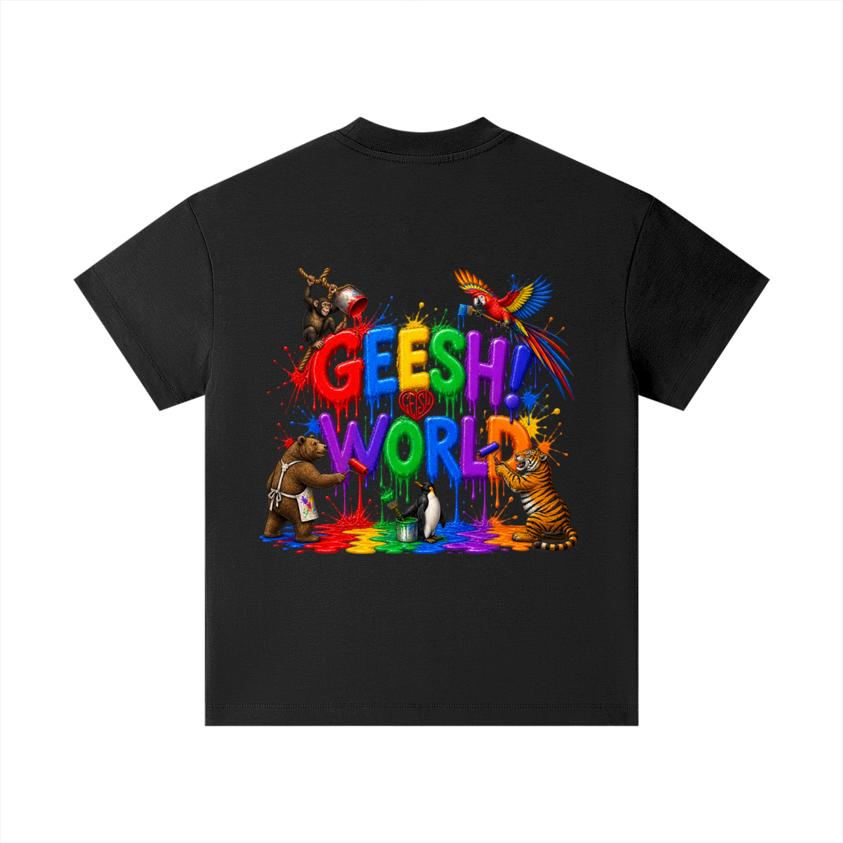 Tee,shirt,kids,zoo